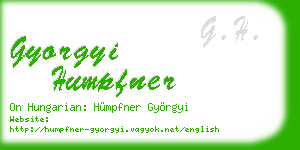 gyorgyi humpfner business card